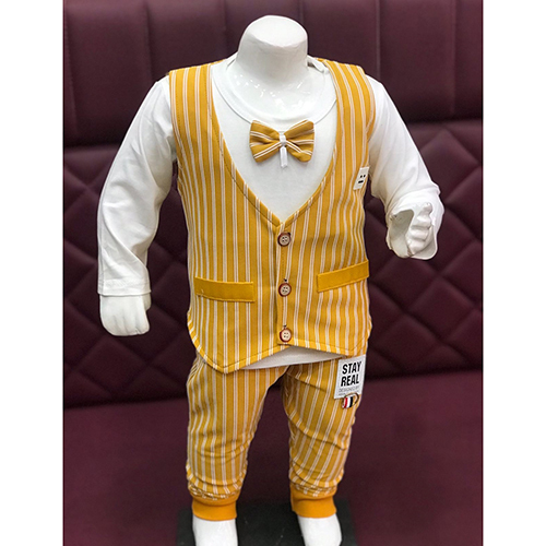 Western Baby Designer Boy Outfit Set 2023 Cartoon Vest + Plaid Shirts +  Pants 3PCS Boys Infant Clothes Kids Bebes Jogging Suits - AliExpress