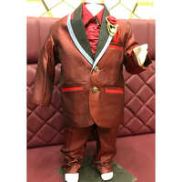 Boys Partywear Suit With Jacket - Age Group: 3-16