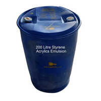 220 Kgs Styrene Acrylic Emulsion Moisture (%): Nil