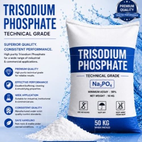 Trisodium Phosphate - 98% Pure Crystalline Powder | Versatile Cleaning Agent, Water Treatment, pH Adjuster