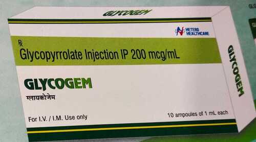 GLYCOPYRROLATE INJECTION IP 200MCG/ML GLYCOGEM