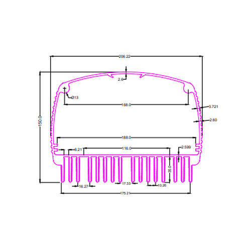 Sec No 7414 Heat Sink Grade: First Class