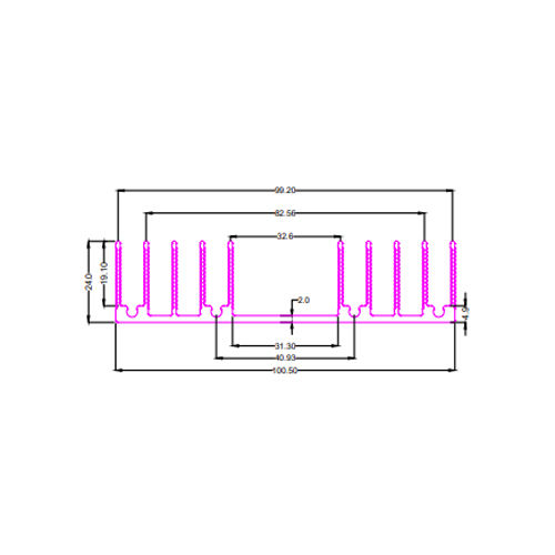 SEC No 7460 Heat Sink