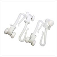 Pvc Runner Curtain Hook - Color: White