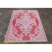 Bright Color Printed Pp Mat - 4 X 6 Feet, Rectangular Shape For Bathroom And Bedroom