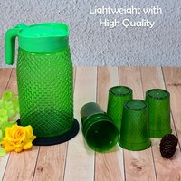 TRANSPARENT UNBREAKABLE LEMON JUICE JUG SET (PACK OF 6) (3734)