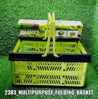 FOLDING SHOPPING PORTABLE STORAGE BASKET (2303)