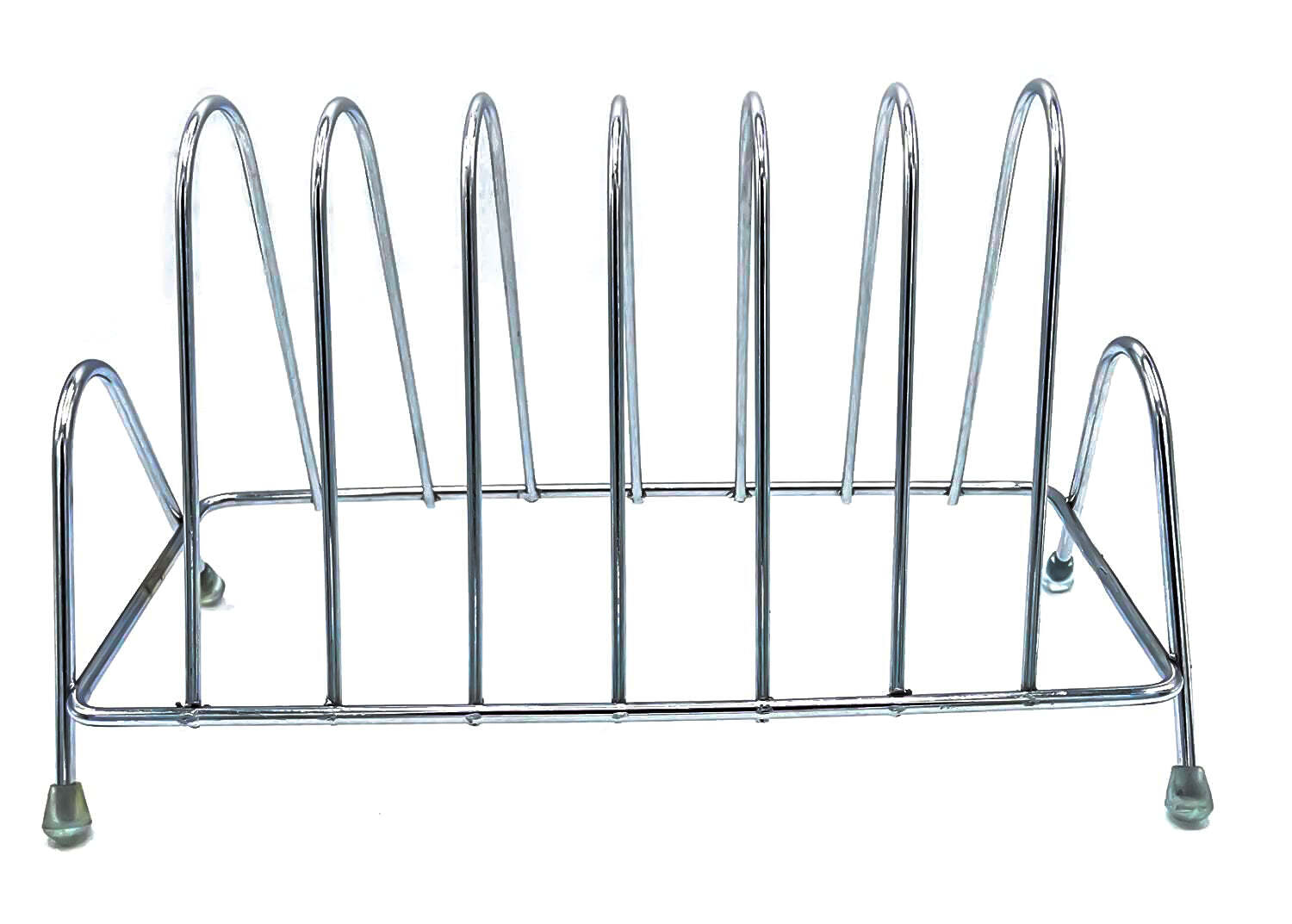STAINLESS STEEL SQUARE PLATE RACK STAND HOLDER FOR KITCHEN (2135)