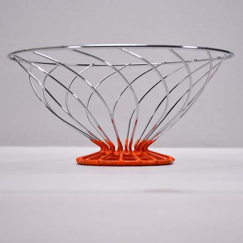 STAINLESS STEEL ROUND FRUIT BASKET FOR HOME USE (5116)