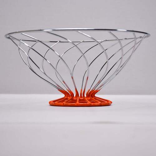 STAINLESS STEEL ROUND FRUIT BASKET FOR HOME USE (5116)