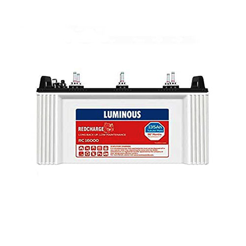 Rc 16000 12V 135 Ah Luminous Battery Battery Capacity: <150Ah Ampere-Hour  (Ah)