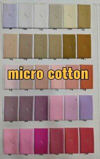 Micro Cotton Fancy Fabric - Attributes: Quick Dry