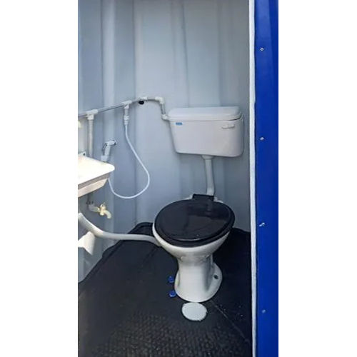 White Mobile Portable Toilet