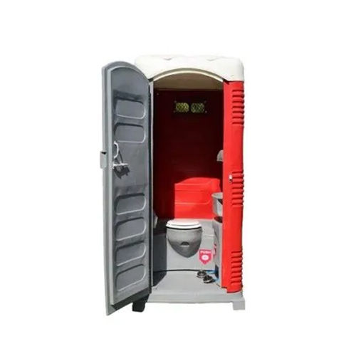 Red Chemical Portable Toilet