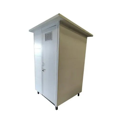 White Portable Cubicle Toilet