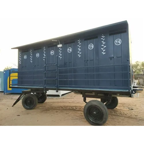 Steel Mobile Portable Toilet Van