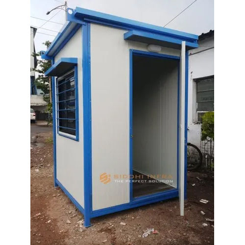 White Puf Insulated Security Cabin