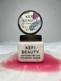 KEFI BEAUTY Mulberry Scrub Removes Scars Dark spots also Help In hyperpigmentation 130g