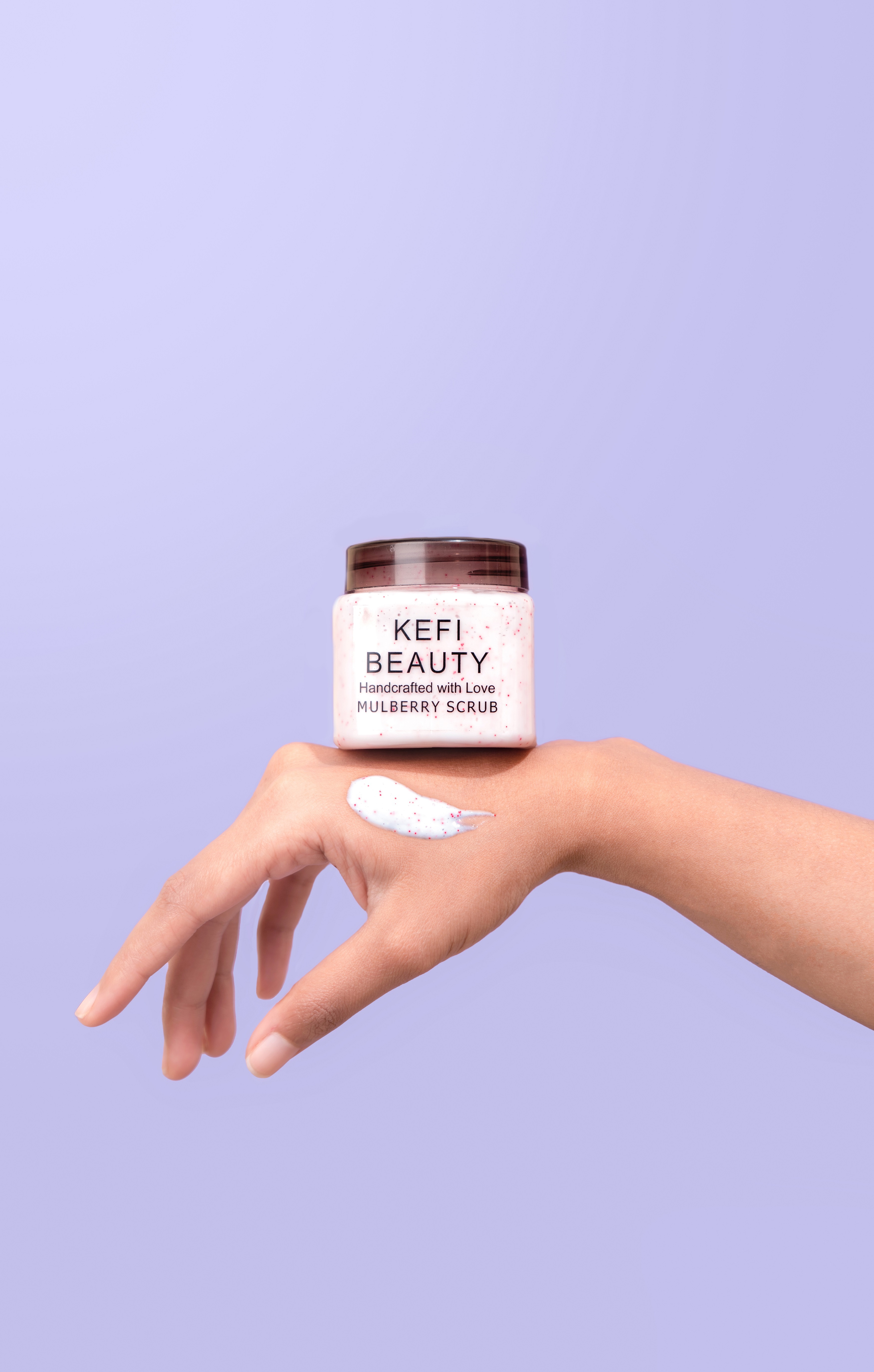 KEFI BEAUTY Mulberry Scrub Removes Scars Dark spots also Help In hyperpigmentation 130g