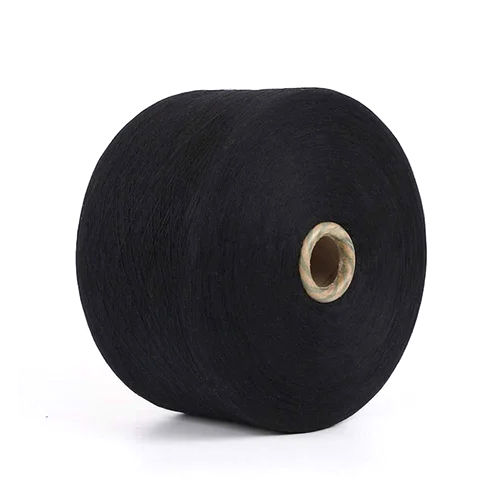 20s Black Recycled Open End Yarn