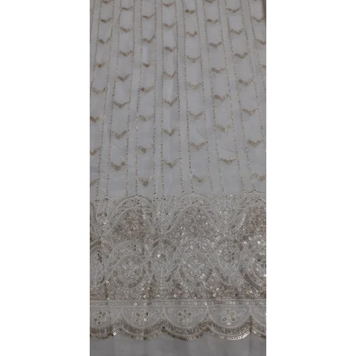 Zorzet Big Panna Chanderi Fabric