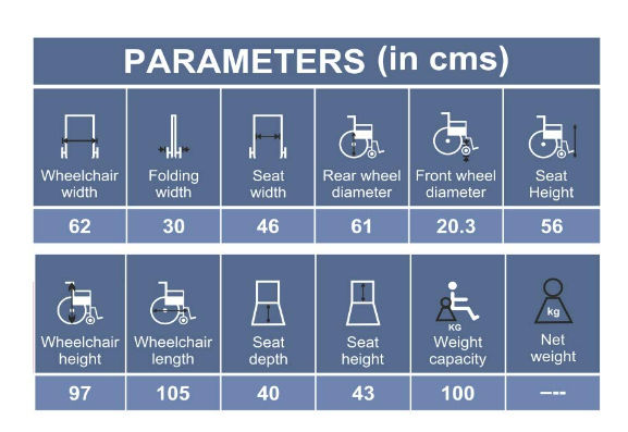 INVALID WHEELCHAIR WITH HIGH BACK REST P.C.NO.0970