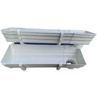 Upvc Square Rainwater Gutter System - High Quality White Pvc Material | Durable, Low Maintenance, Modern Design