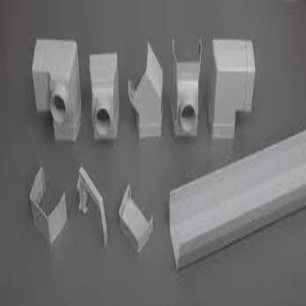 Upvc Square Rainwater Gutter System - High Quality White Pvc Material | Durable, Low Maintenance, Modern Design