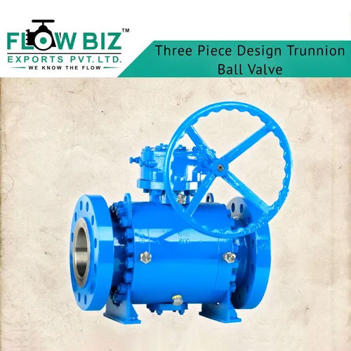 3 Piece Trunnion Mounted Ball Valve Application: Industrial