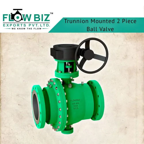 Two Piece Trunnion Mounted Ball Valve Application: Industrial