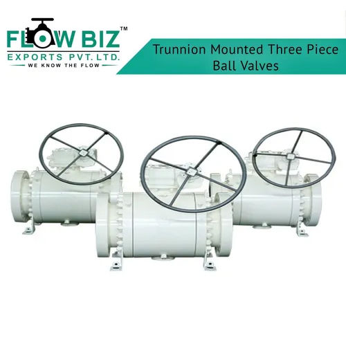 Trunnion Mounted Three Piece Ball Valve Application: Industrial