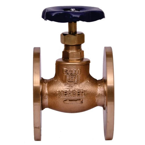 Golden Gun Metal Flanged End Globe Valve