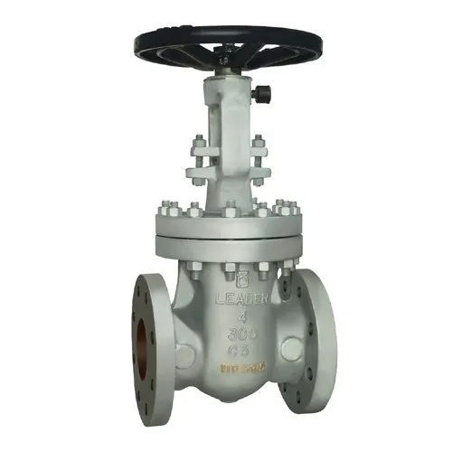 Silver Industrial Cast Steel Gate Valve