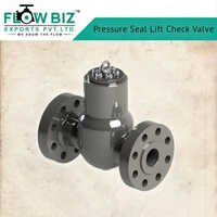 Flowbiz Forged Steel Lift Check Valve - Astm A105/f304/f316, 15mm To 50mm Size Range, Grey Color, High Pressure, Flanged End, Graphite Filled Gasket