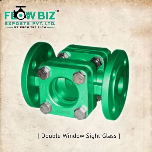 Green Double Window Sight Glass