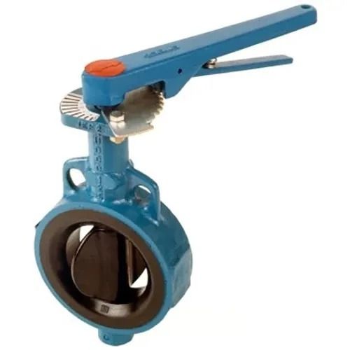 Green Slim Seal Lever Operated Butterfly Valve