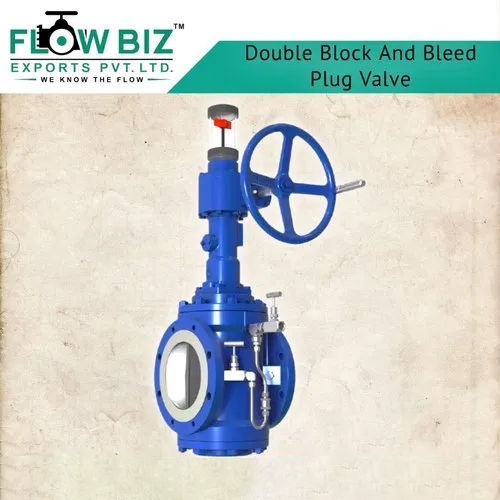 Double Block Bleed Plug Valve Application: Industrial