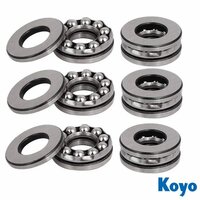 Thrust Ball Bearing - Stainless Steel, Double Row Design With Flanged Bushes For Industrial Applications