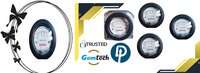 GEMTECH Mini Differential Pressure Gauge Range 0-100 MM