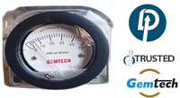 GEMTECH Mini Differential Pressure Gauge Range 0-100 MM