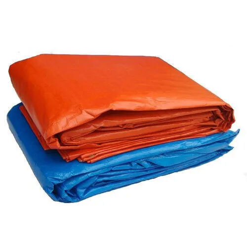 Plastic Tarpaulin Sheet - HDPE Various Sizes Available Multicolor | Single Layer Standard Design Plain Tent Style