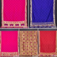 Weaving Zari Work with Tassels Dupatta