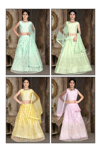 Heavy Soft Net Inner Attached Heavy Satin Multi Thread With Sequence Lehengha Choli