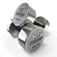 CUSTOM STAINLESS STEEL DUMBBELL