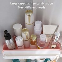 BATHROOM SHELVES BATHROOM SHELF WALL-MOUNTED SHELF TRIANGLE STORAGE RACK FOR BATHROOM SHOWER ROOM (4059)