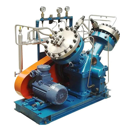 Blue 11Kw Water Cooling Hydrogen Gas Diaphragm Compressor Oxygen Booster Compressor