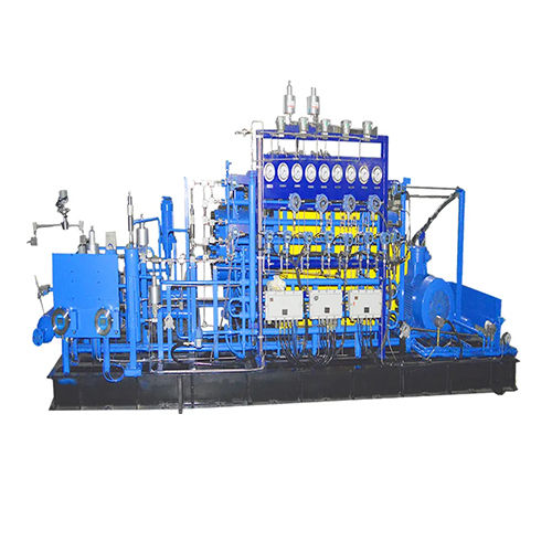 Blue High Pressure Diaphragm Compressor For Hydrogen Station ...