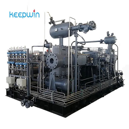 Gray 14Nm3H 90Kw Water Cooled 6Bar Oil Free Reciprocating Piston Booster Compressor Ammonia Gas Compressor