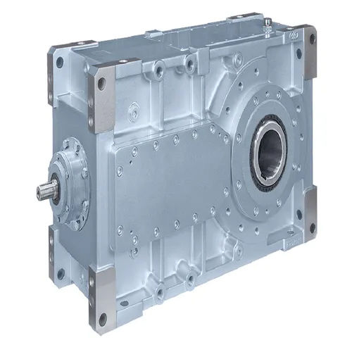 Silver Aluminium Industrial Gearbox