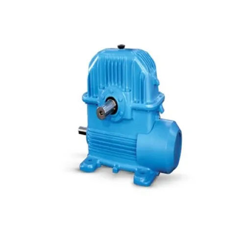 Blue Cast Iron Worm Gearbox